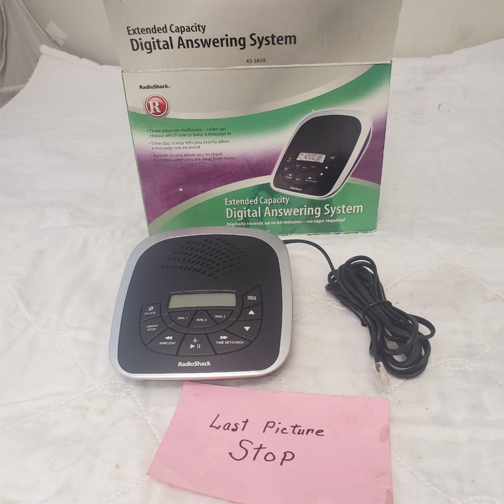Radio Shack Digital Phone Answering Decivce Extended Memory CAT No.430-3829