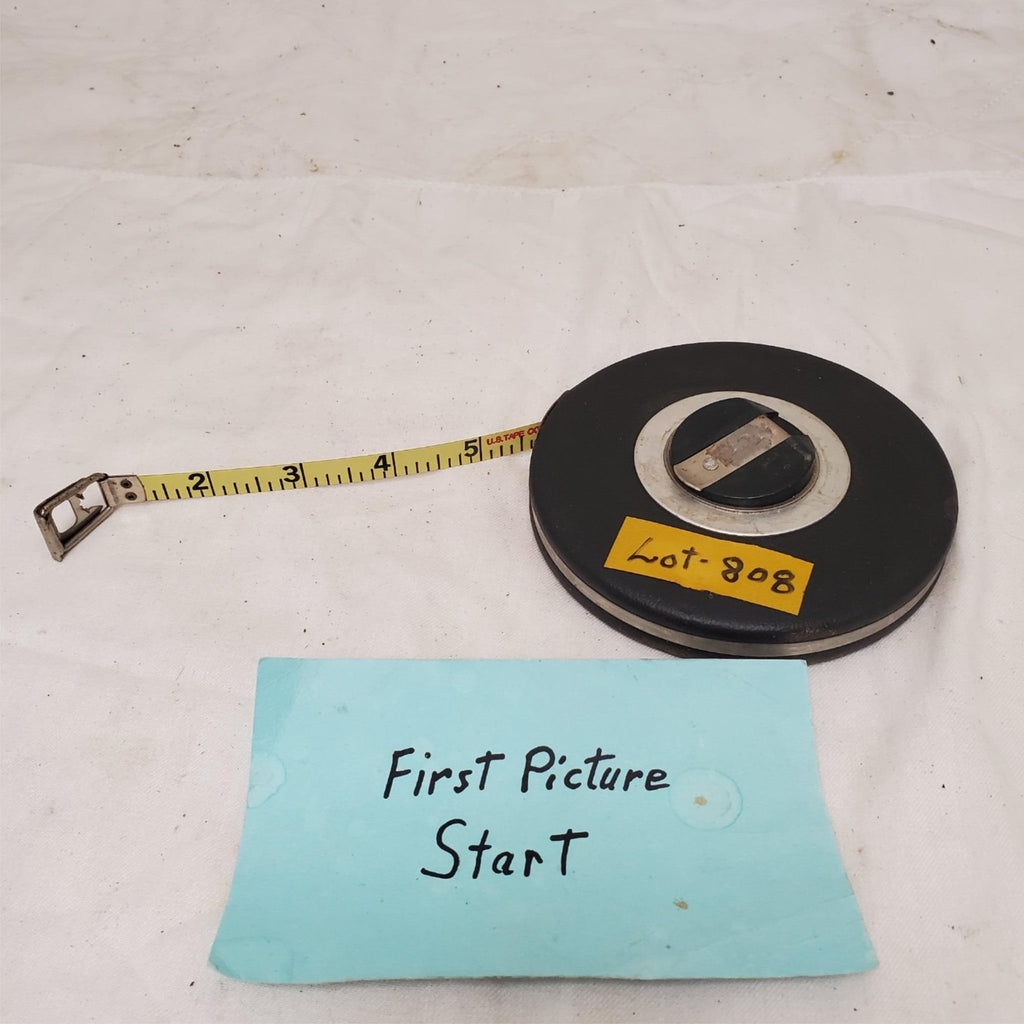 Vintage Steel Tape Retractable Tape Measure LOT-808