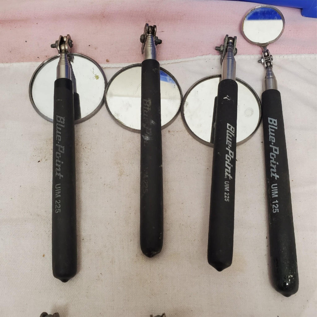 Lot of 9 Assorted Extendable Telescoping Inspection Mirrors LOT-35