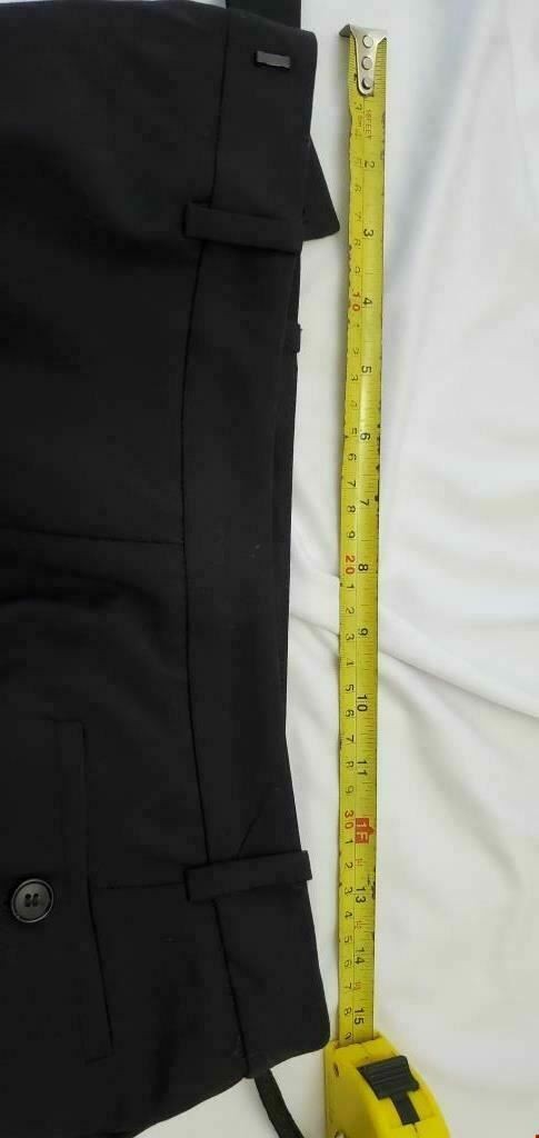 Men's Black Size Large Straight Leg Regular Dress Pants