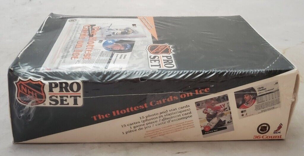 1991 Pro Set NHL Hockey Wax Box Hottest Cards on Ice 36 Packs