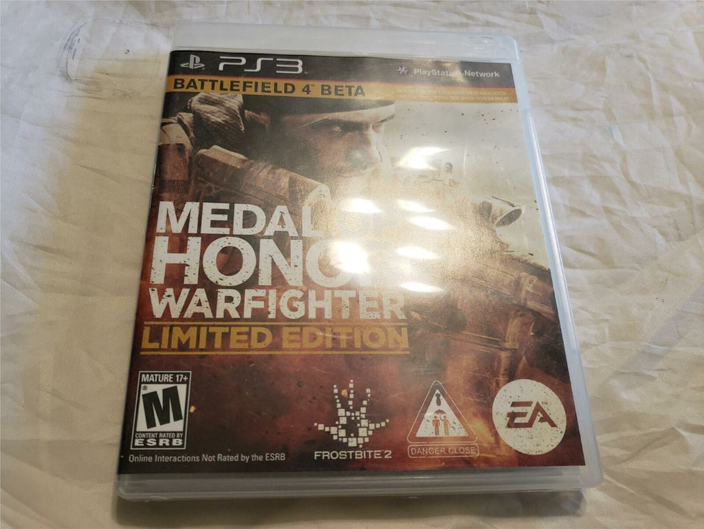 Medal of Honor Warfighter Limited Edition Playstation 3 Video Game PS3 Shooter