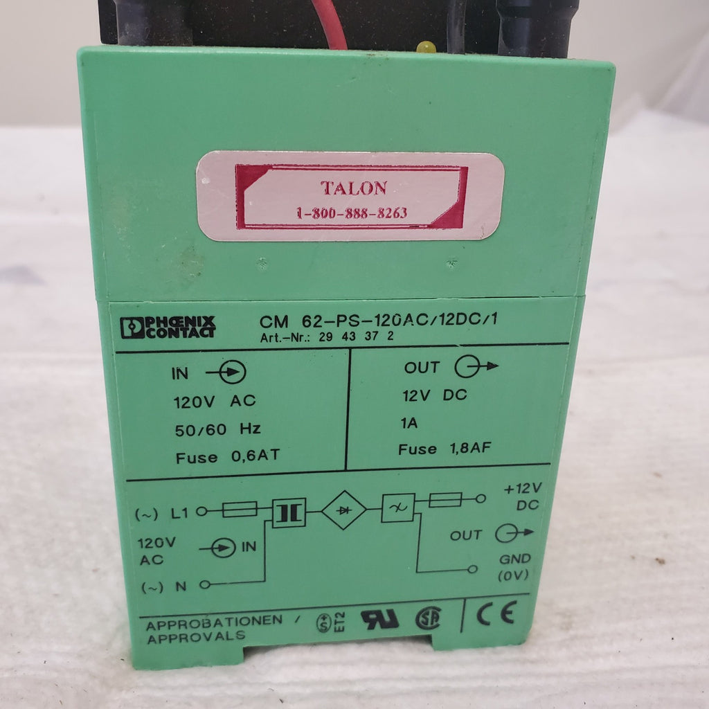 Phoenix Contact CM 62-PS-120AC/12DC/1 Power Supply