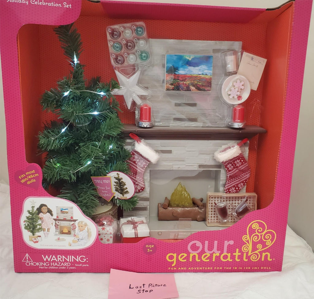 Our Generation Holiday Celebration Set w/ Seasonal Accessories for 18Inch Dolls