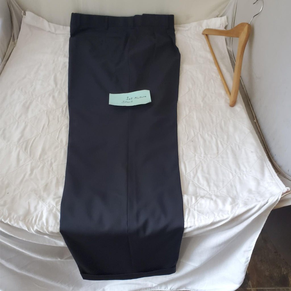 Brooks Brothers Madison Gray 100% Wool Pleated Trouser Size W35