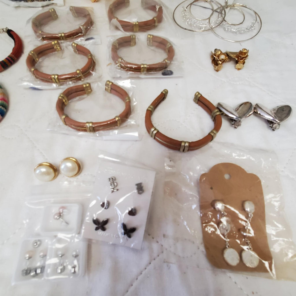 Lot of Assorted Various Bangles, Ear Rings & Bracelet LOT-8