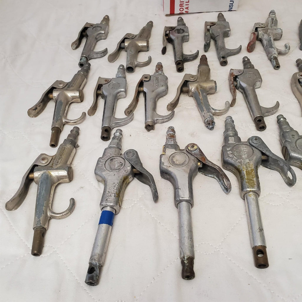 Lot of 22 Coilhose & Various Pneumatics Air Blow Gun Lot 684