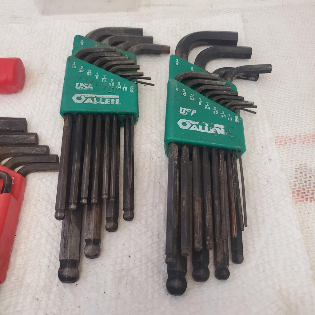 Lot of 5 Snap-on Allen T Handle Allen Hex Wrench & Hex Wrench Set LOT-415