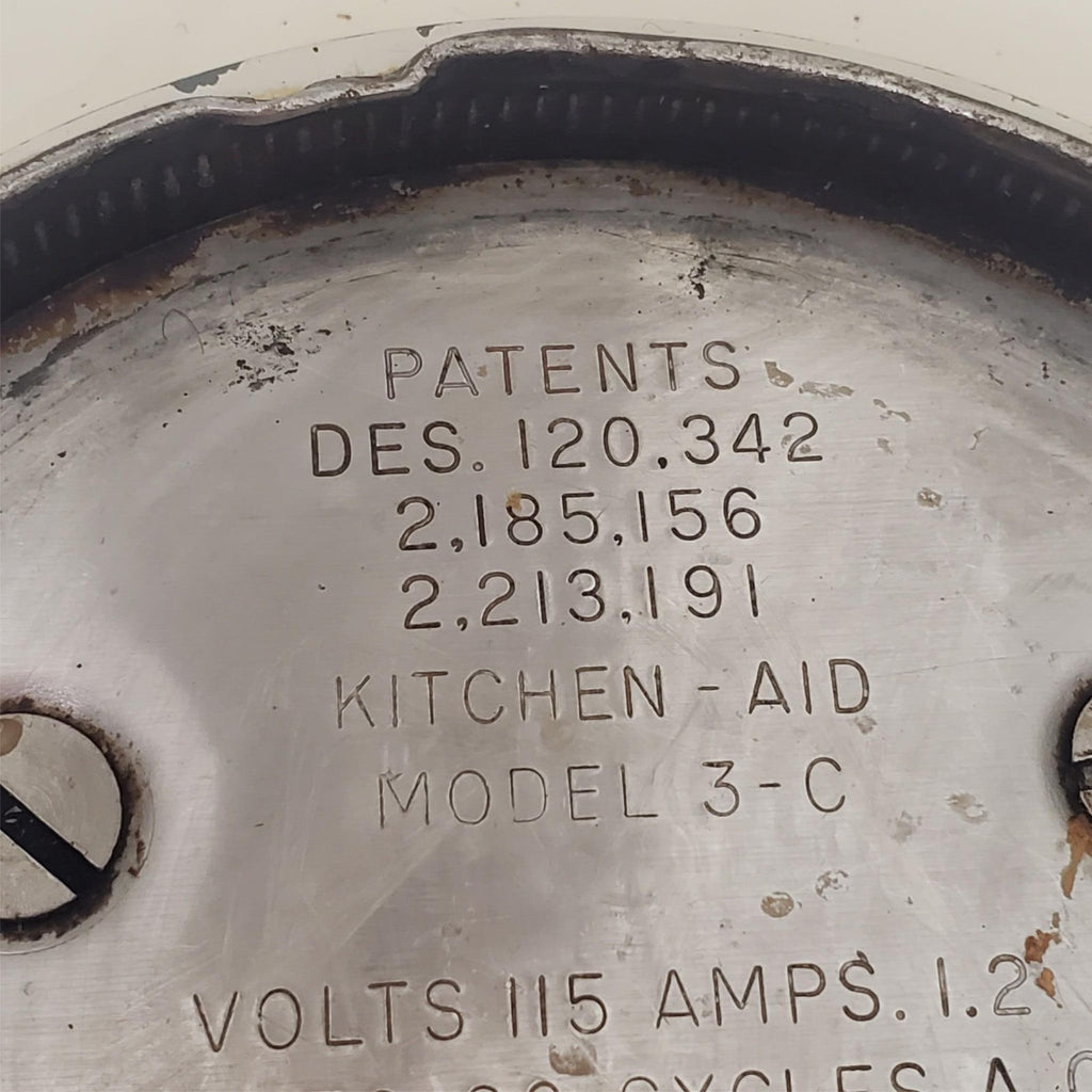 Vintage KitchenAid 3-C Stand Mixer Hobart with Attachments
