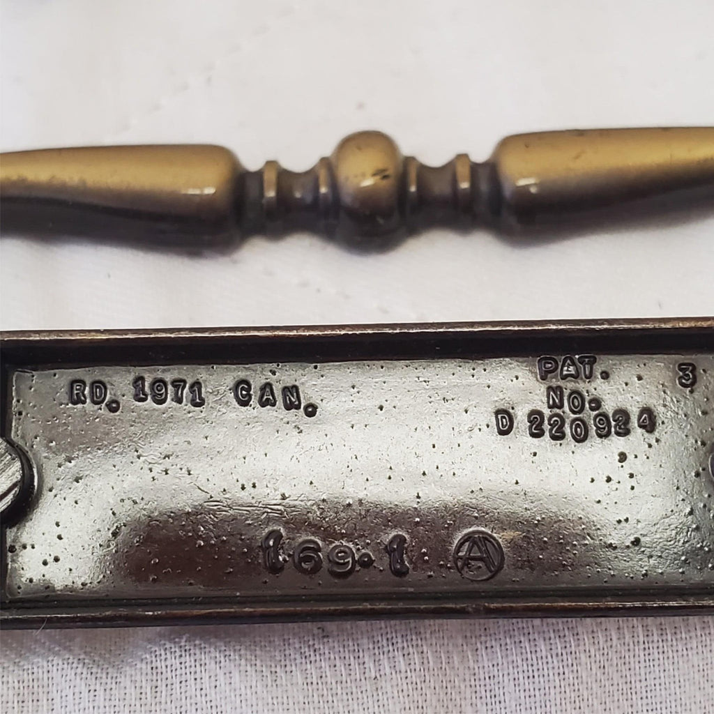 Lot of 6 Vintage Brass Drawer Pulls Bail Pull Swing Handle #9