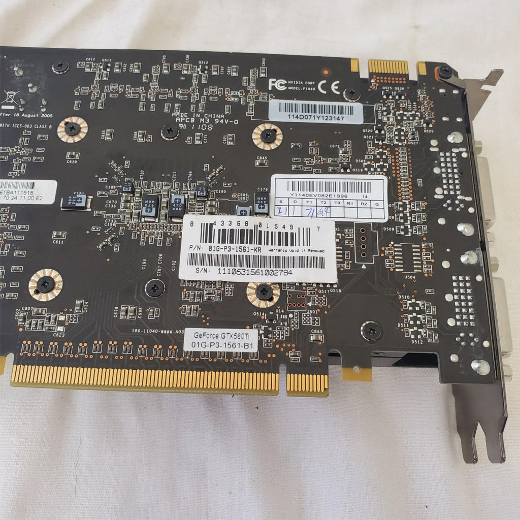 EVGA Nvidia GeForce GTX 560Ti 1GB GDDR5 SDRAM PCI Express Graphic Card