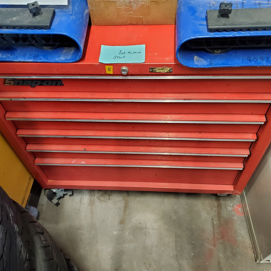 SNAP-ON 6 Drawer Single Bank Tool Box Cabinet (5)