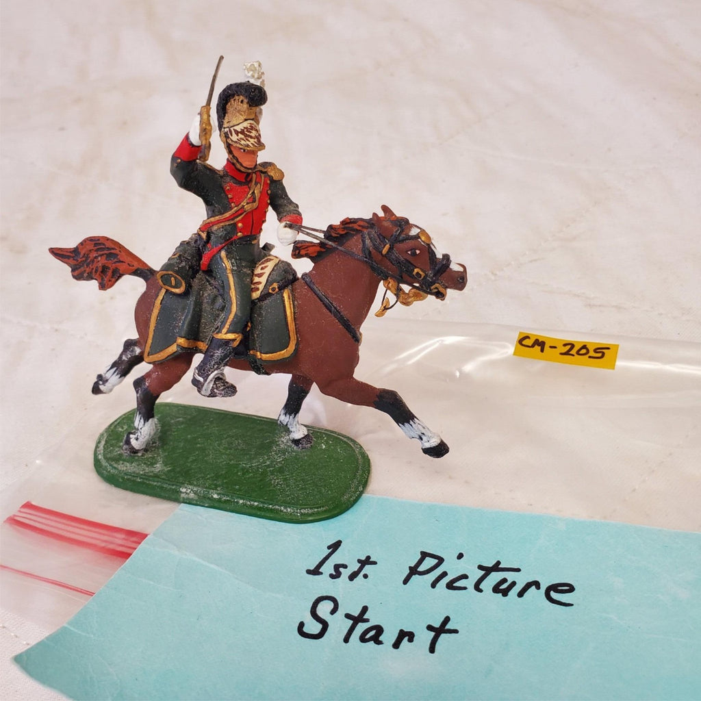 St. Petersburg Hand Painted Metal Toy Soldier Calvery General Chernenkov CM-205