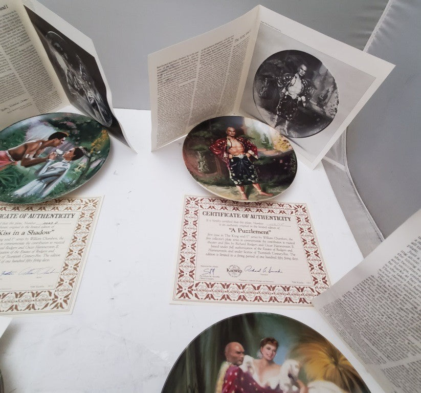Knowles Collectors Plate We Kiss in a Shadow, Getting to Know You Shall We Dance