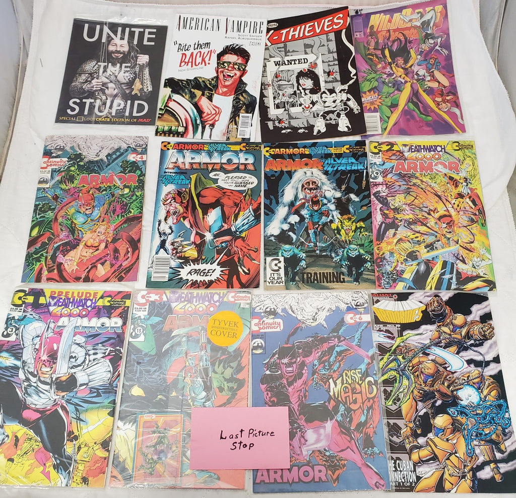 Lot of 12 Wildcats Armor X-Thieves Armorines & Other Comic Books #13