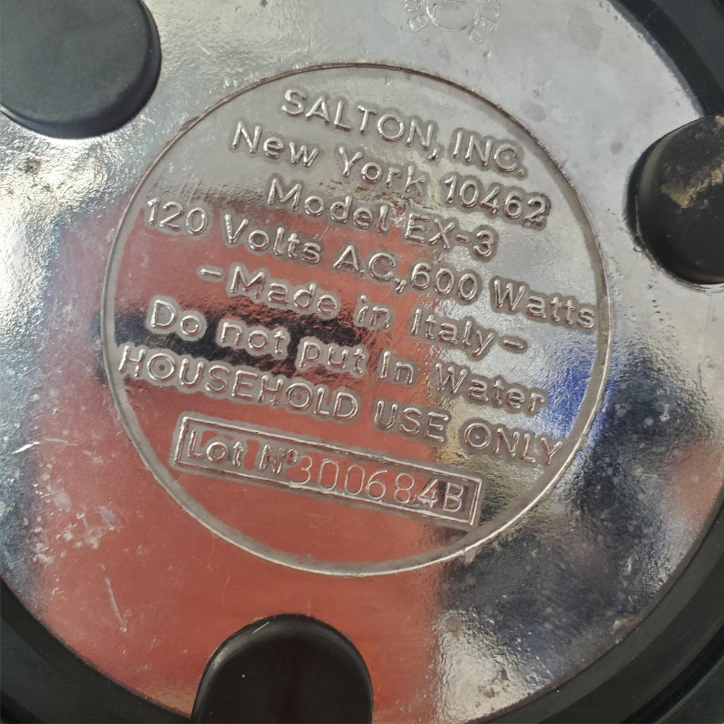 Vintage Salton EX3 Aluminum Italian Design Espresso Maker