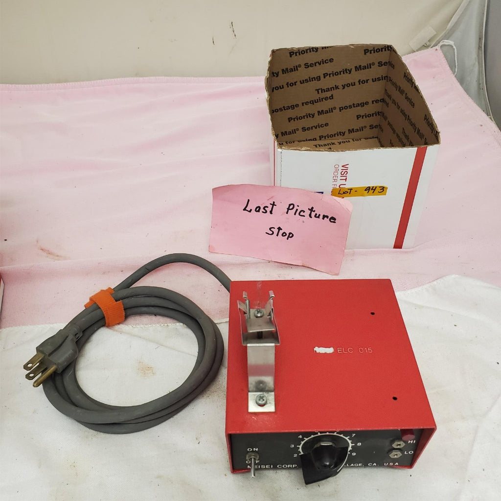 Meisei Corp Hot Tweezer ELC 015 Soldering Station LOT-943