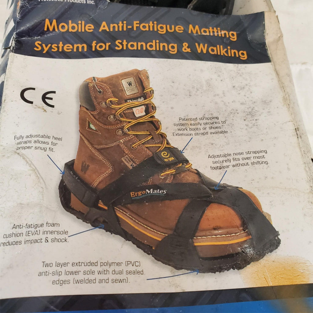 Impacto ErgoMates Adjustable Anti Fatigue Overshoes Mobile Matting LOT-982