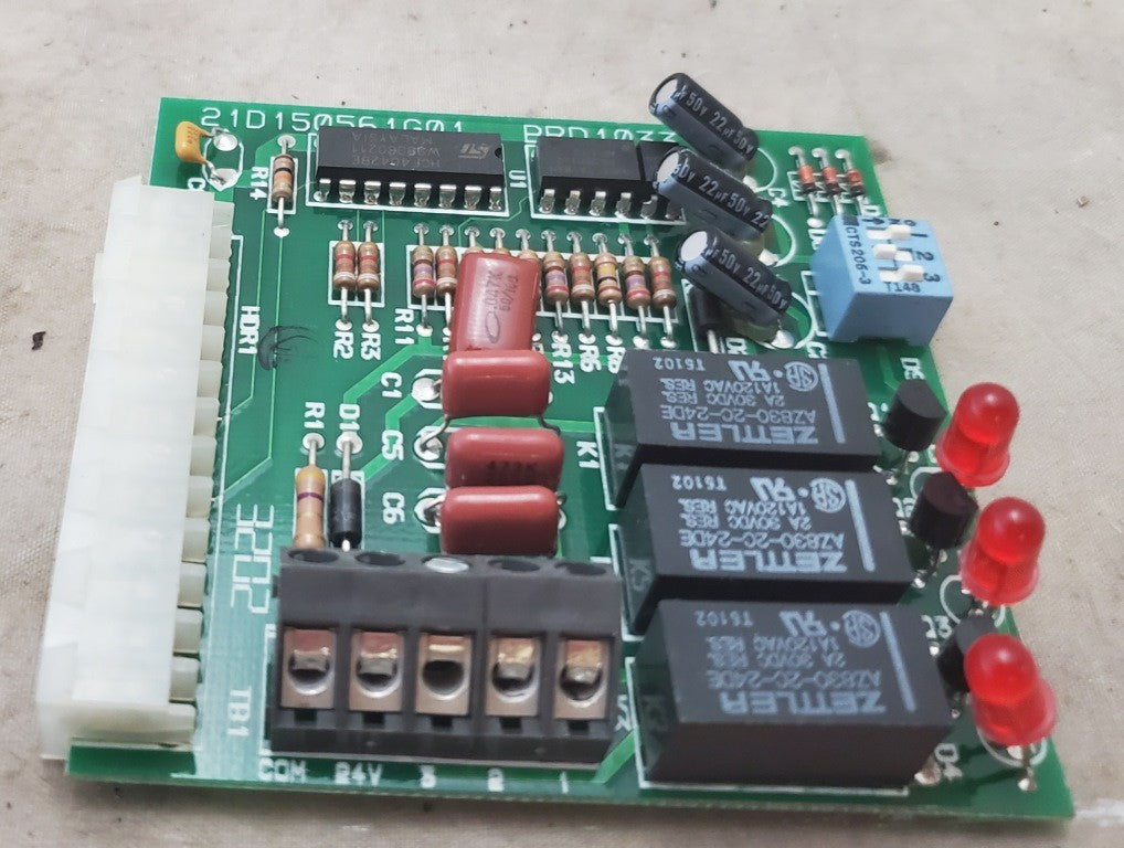 Trane Zettler Zone/Bypass Control Card Zzcardal010 21D150561G01 020707