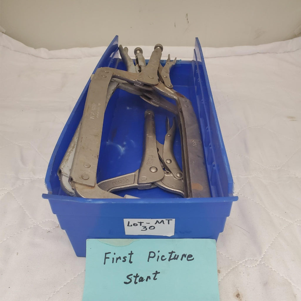 Lot of 3 Assorted Locking C-Clamp Tool LOT-MT 30