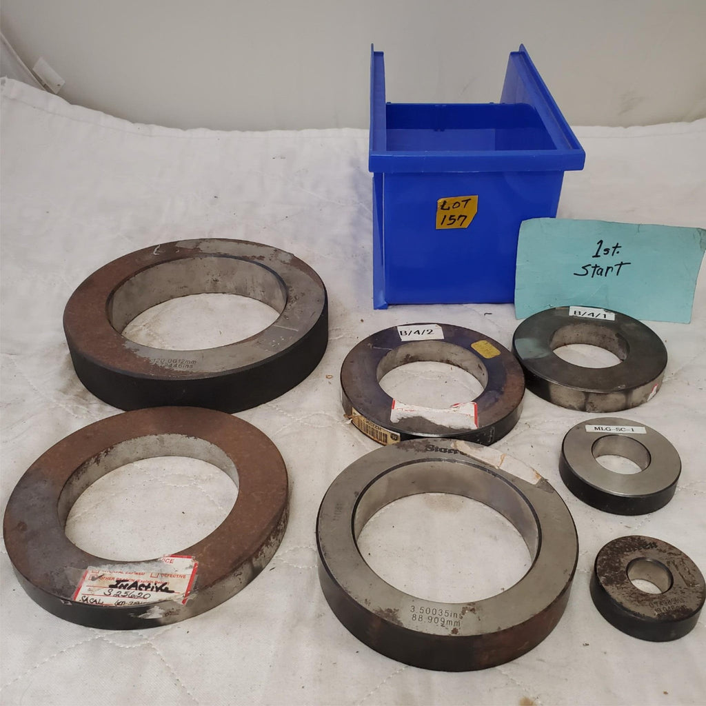 Lot of Various Master Bore Setting Ring Gauges LOT 157