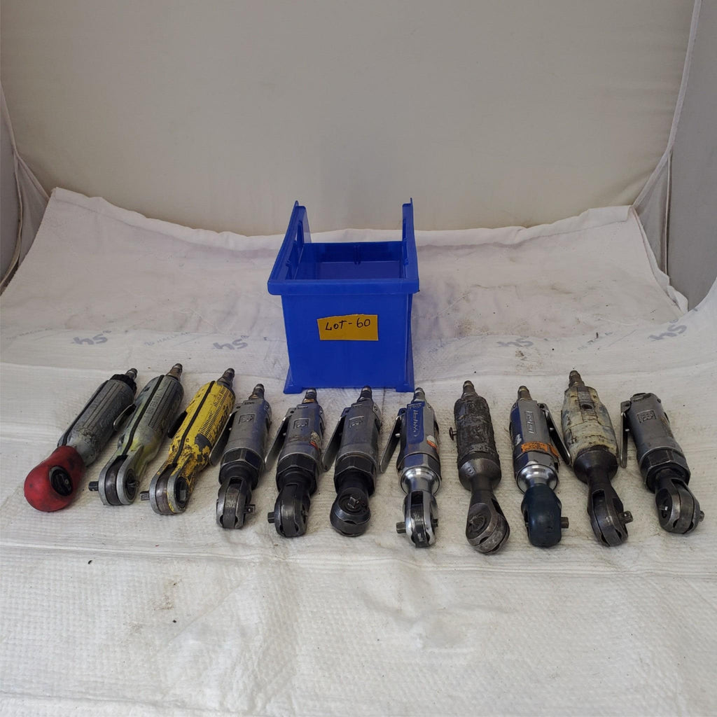 Lot of 11 Blue Point/Ingersoll Rand/Snap On Air Pneumatic Ratchet Wrench  #60