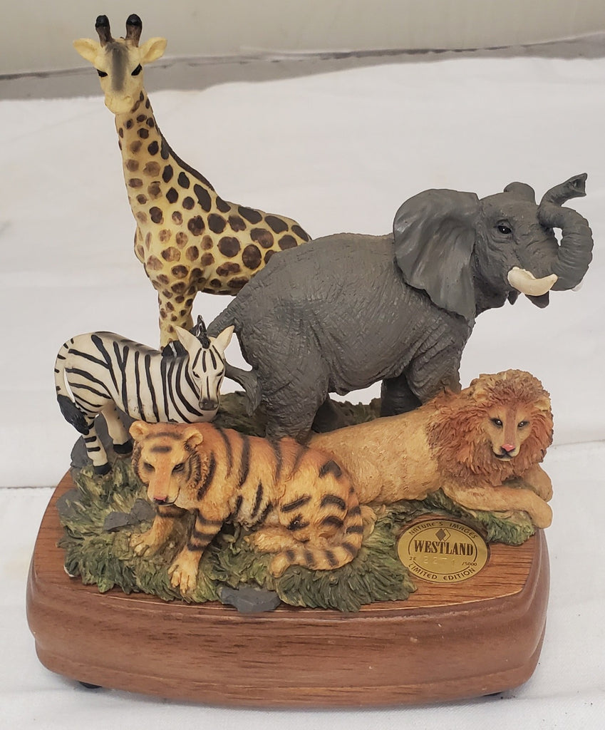 Westland Limited Edition Natures Images Zoo Animals Music Box