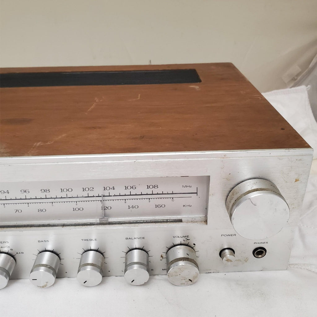 Vintage Realistic STA 64 AM FM Wood Cabinet Stereo Receiver 