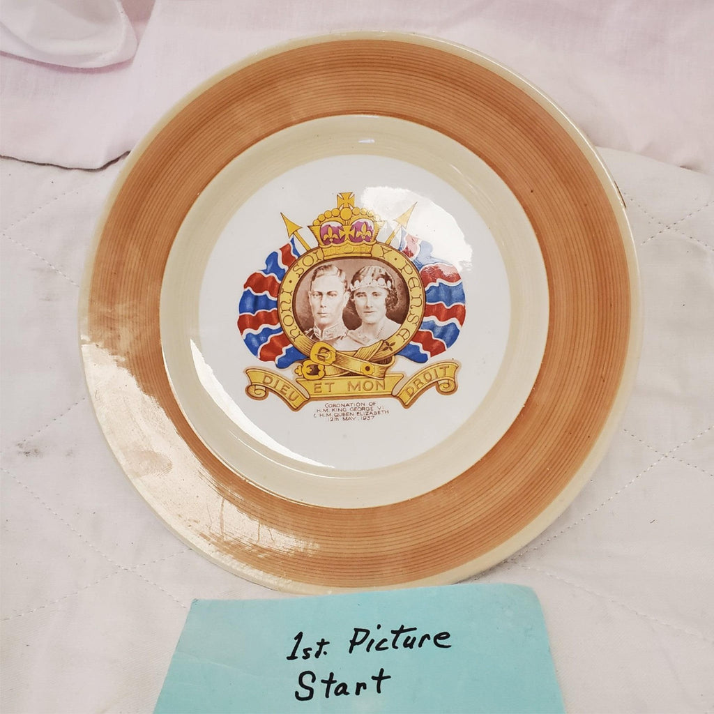 Shelley England Coronation of King George VI Queen Elizabeth 1937 Plate