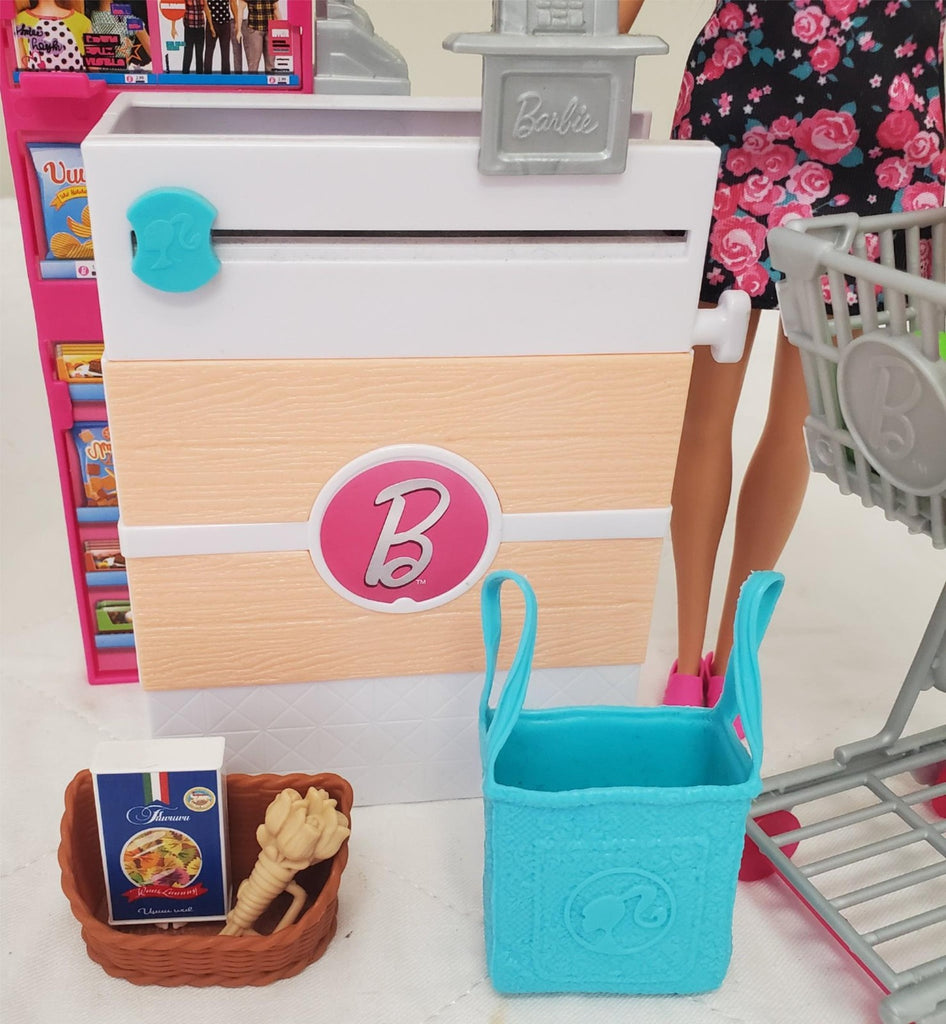 Mattel Barbie Doll Grocery Store Supermarket Playset