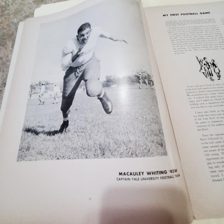 Vintage Used FOOTBALL Brown Yale GAME Official Program November 11, 1944