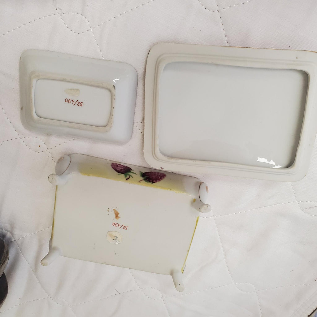 Lot of Hand Painted Ceramic Dishware Candy Dishes