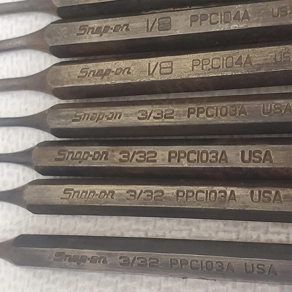 Lot of 32 Assorted  Snap on Punch and Chisel Alignment Tool Set LOT-1055