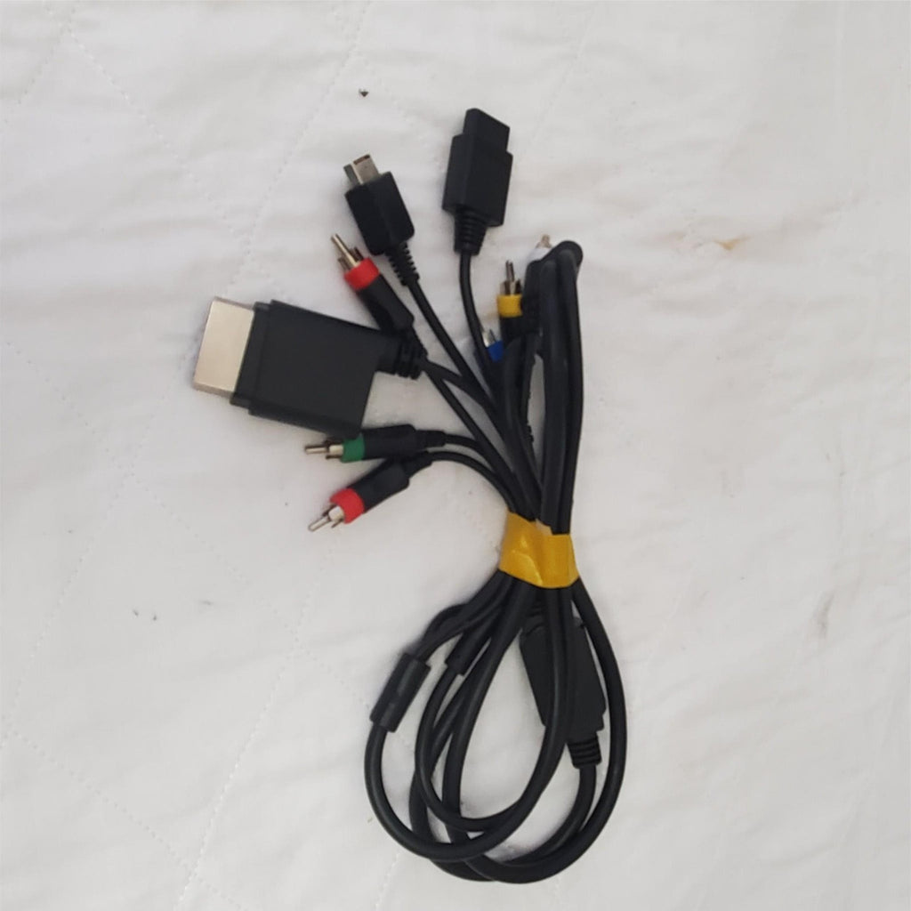 Multi Console/Platform Nintendo Wii PlayStation Xbox Component HD Video Cable W4