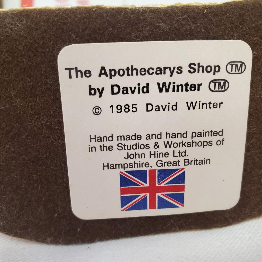 David Winter's Cottages The Schoolhouse 1985 & The Apothecary’s Shop 1985