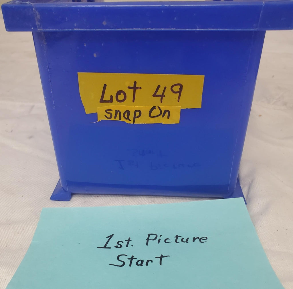 Lot of 7 Assorted Snap-On Hard Grip Screwdriver Set Red/green/Blk Lot-49