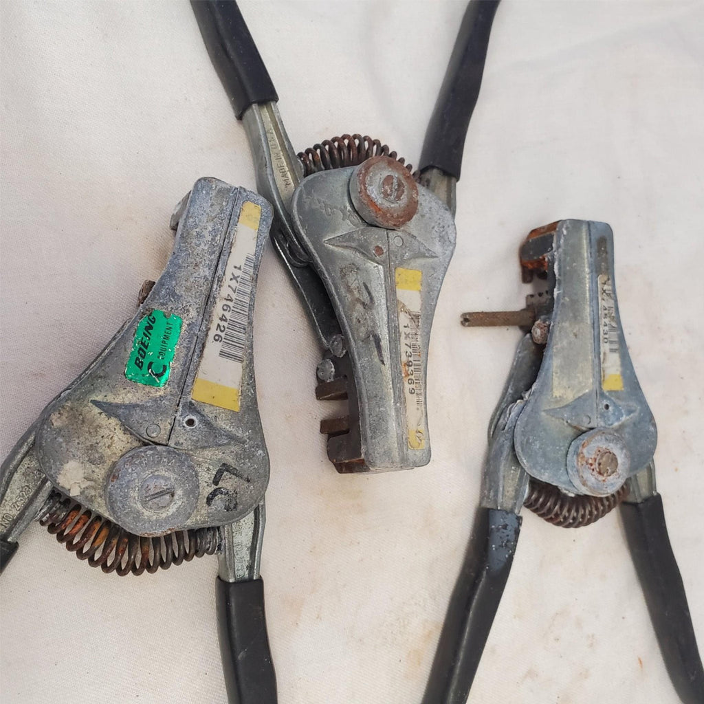 Lot of 3 Electrical Wire Stripper Spring-Loaded Tool LOT-138