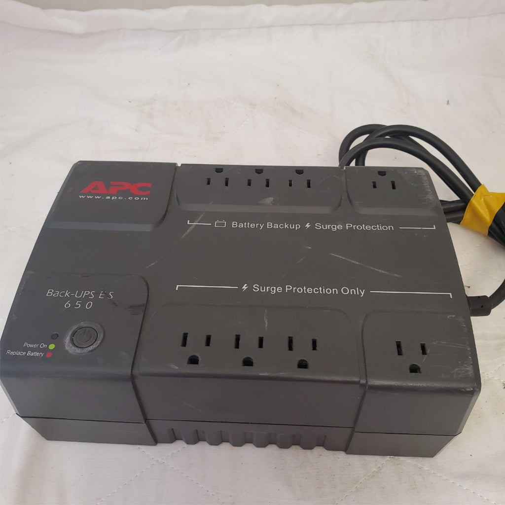 APC Back Up UPS ES 650 120V BE650R Surge Protected #15 (NO BATTERY INCLUDED)
