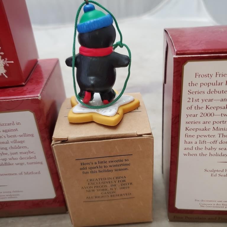 Vintage Hallmark Keepsake Merriweather, Race Down Main Street & More Ornament