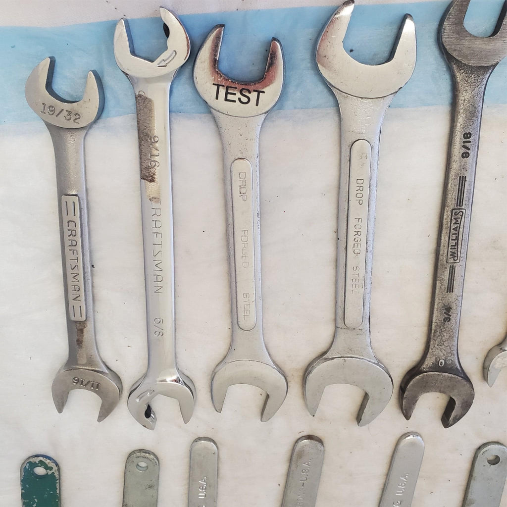 Lot of 20 Various Brand Assorted Size Wrenches Hand Tools LOT 360