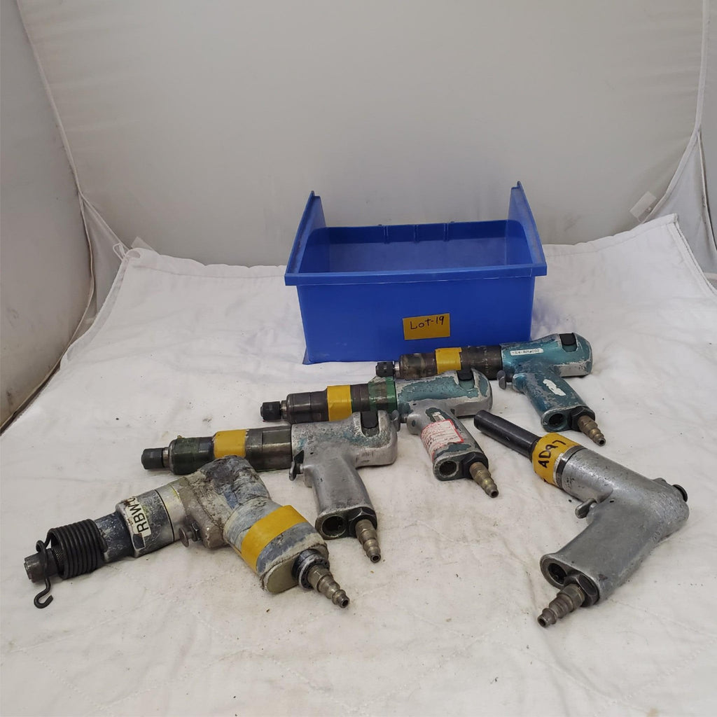Lot of 5 Cleco Pistol Grip Pneumatic Screwdriver LOT-19