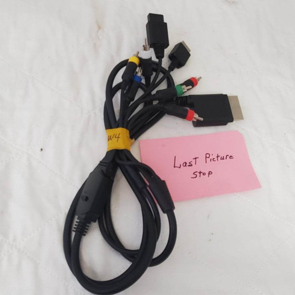 Multi Console/Platform Nintendo Wii PlayStation Xbox Component HD Video Cable W4