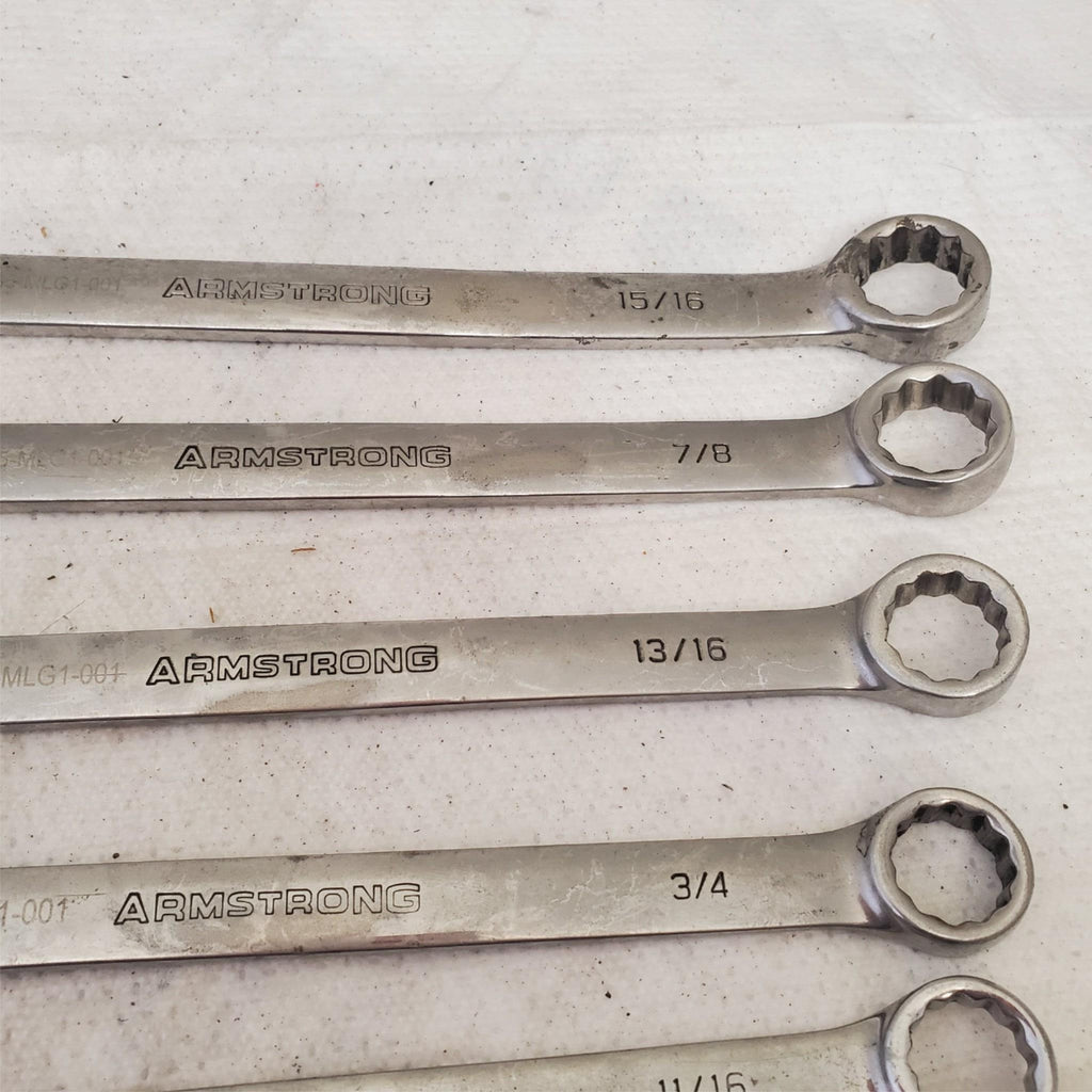 Lot of Assorted Armstrong Combination Box Wrenches LOT 594