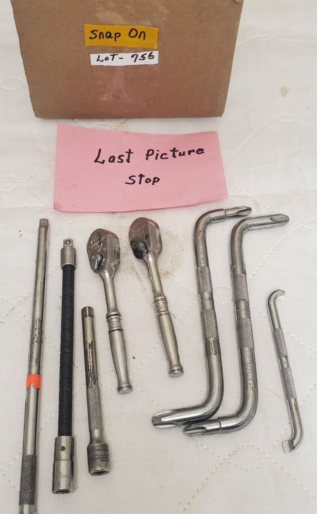 Lot of Snap On F936 - 3-8_ Drive Handle Ratchets and Socket Extenders