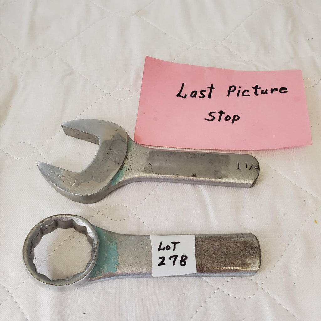 Heavy Duty 1/4 " Box End & 1-1/4" Open End Wrenches LOT-278