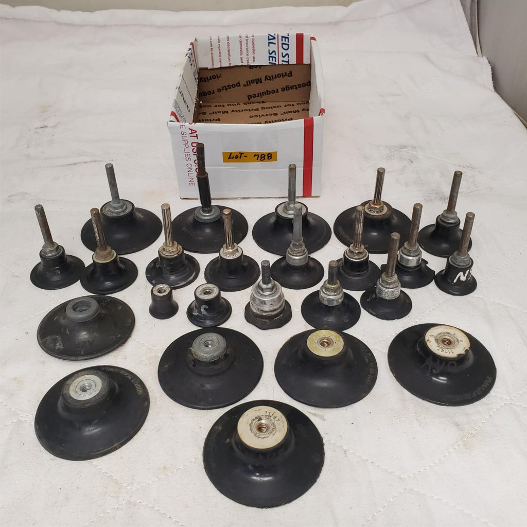 Lot of Assorted Roll Lock Mandrel Sanding Disc Holder LOT-788