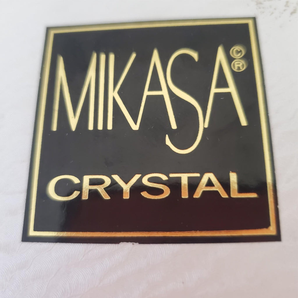 Mikasa Barrington Crystal Salt Pepper Shakers