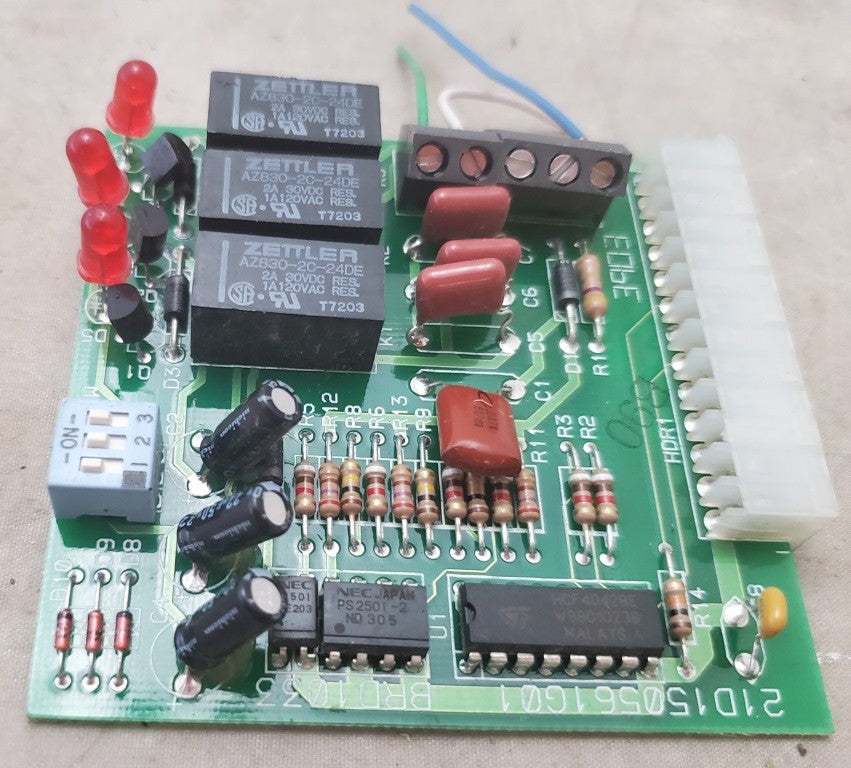 Vintage Trane Zettler Zone/Bypass Control Card Zzcardal010 21D150561G01 BRD1033