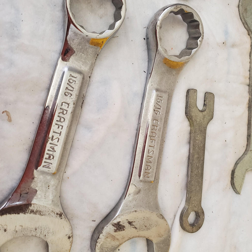 Lot of 58 Pieces Miscellaneous Assortment of Wrench Tools LOT148