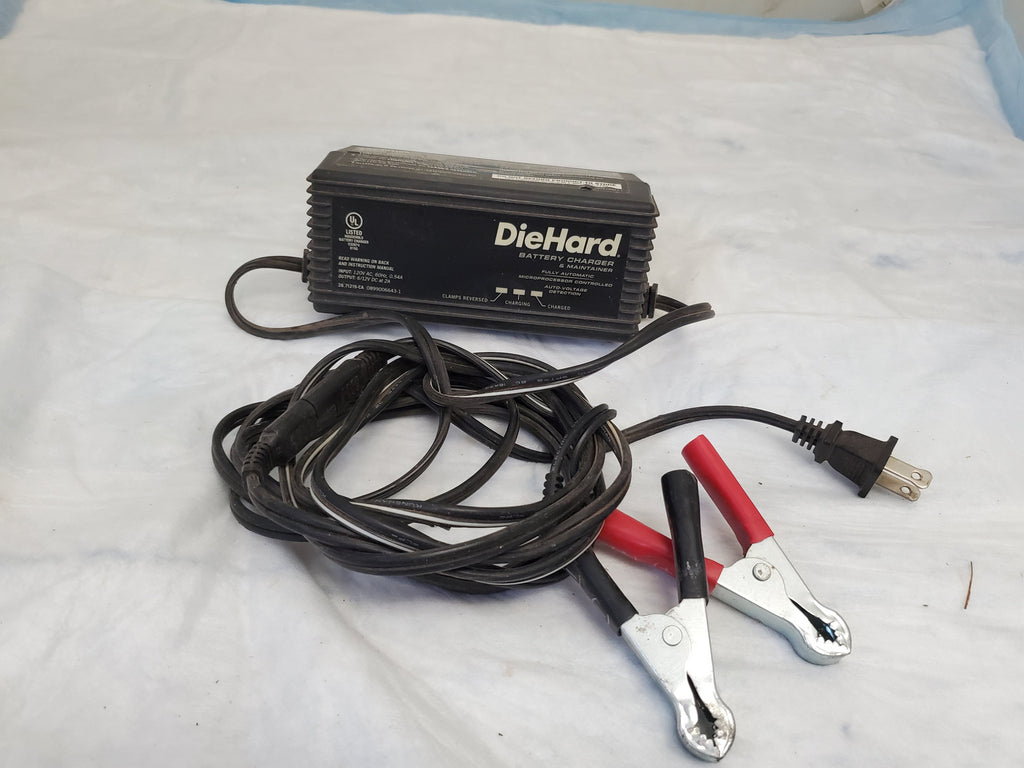 DieHard 71219 6/12V Shelf Smart Battery Charger and 2A Maintainer